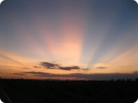 Atardecer en la Región Orinoquía